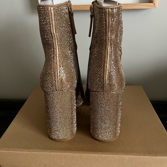 Steve Madden Nola Bronze Booties - Picture 3 of 4